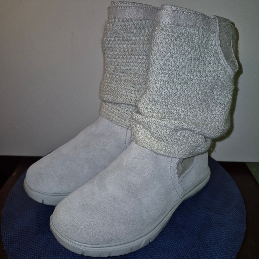 Cheeks Tony Little Cheeks Fit Body Womens Boots sz. 8 (#1844) EC. Leather Upper.
